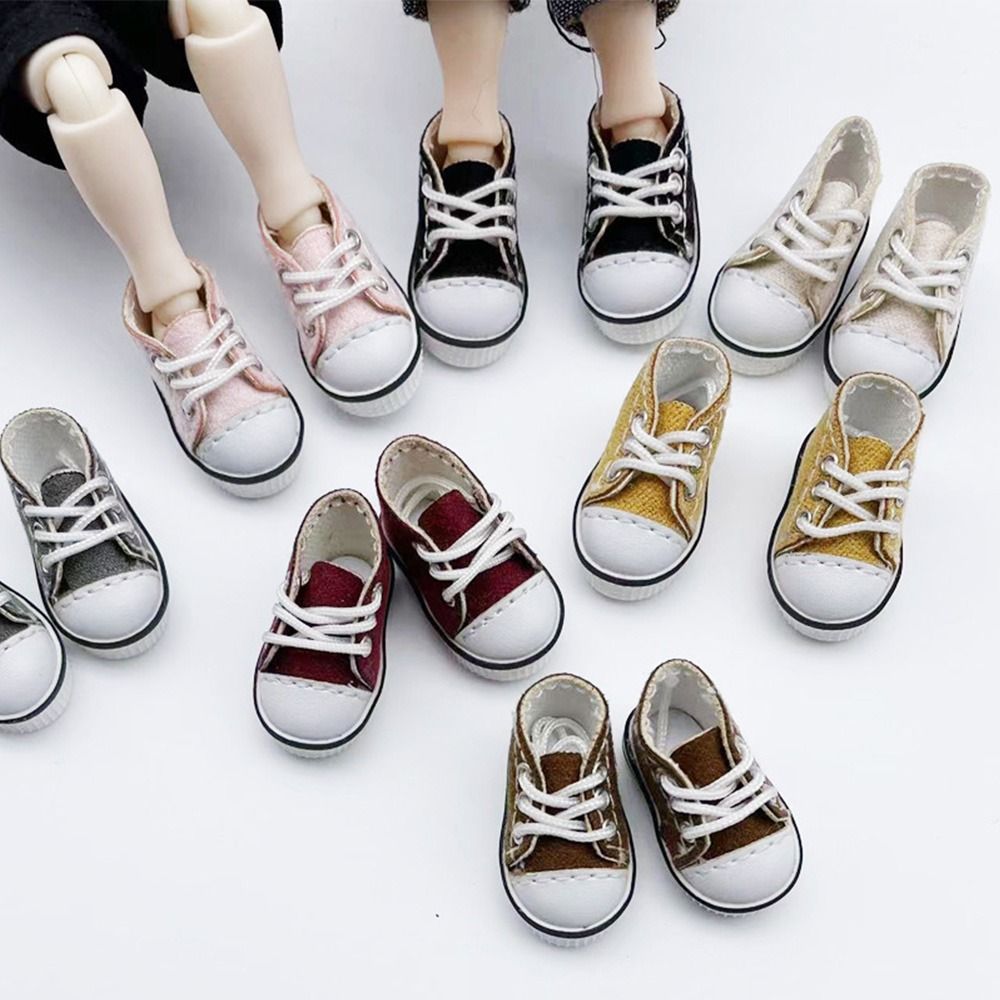 Sneaker Care Accessories - Obitsu11-子供用キャンバスシューズ,ファッショナブルなスニーカー,bjd人形服アクセサリーgsc,子供用シューズ,1/12