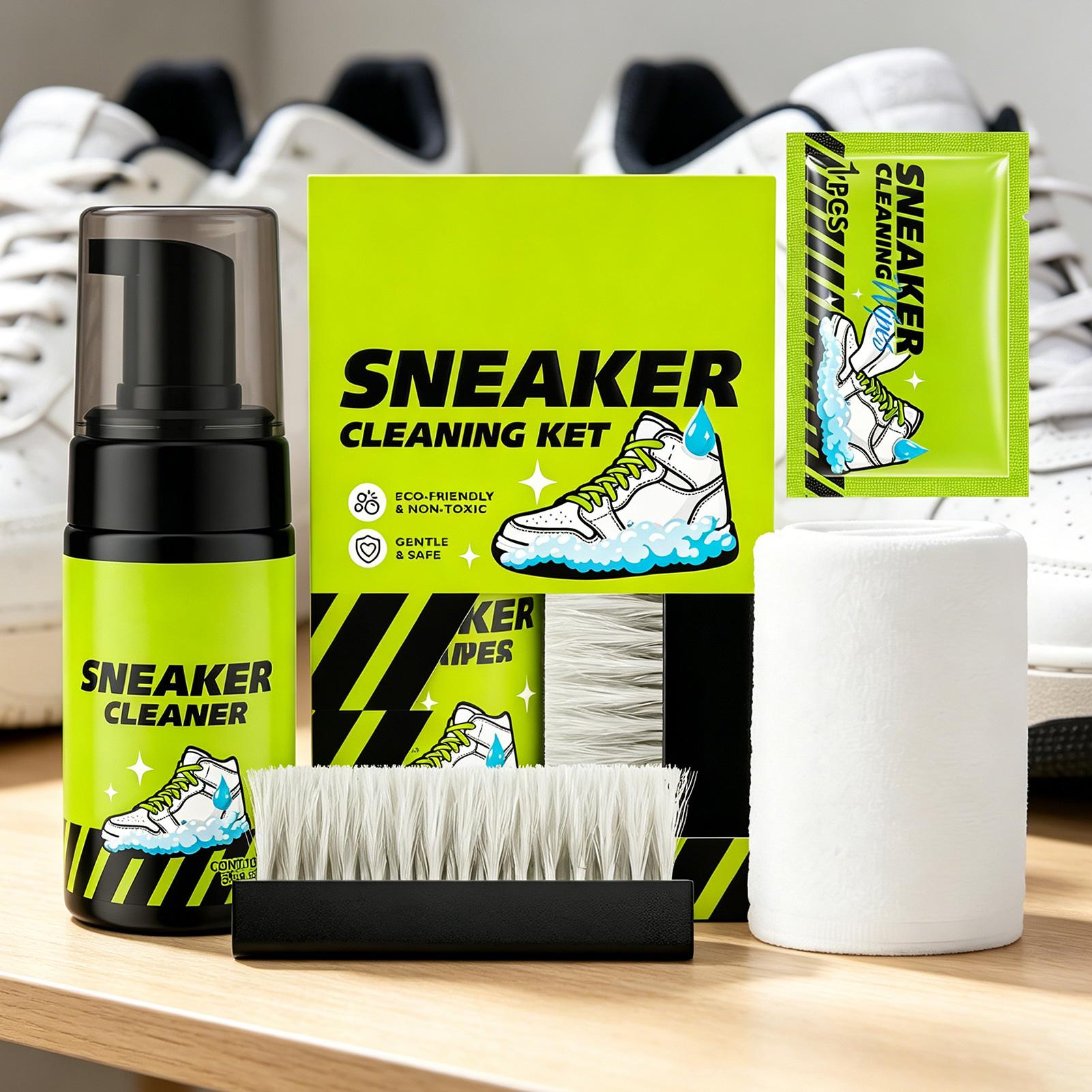 スニーカークリーナー 4個 100ml フォーム ノーウォッ - Sneaker Care Foam のレビューと価格