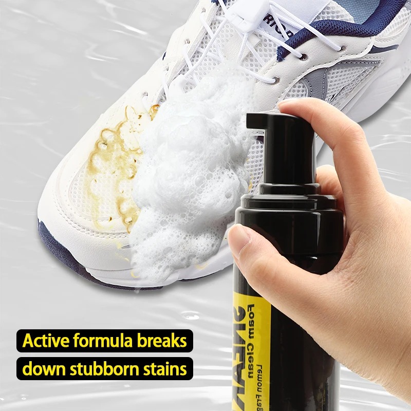 靴クリーニングキット 150ML フォームクリーナー ドライ - White Sneaker Care Kit のレビューと価格