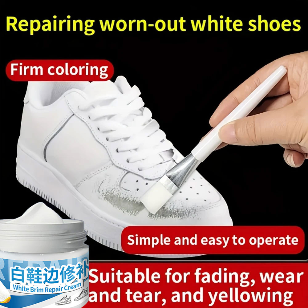 新しい白い靴のエッジ修復剤 50 グラムプロフェッショナル靴 - White Sneaker Care Kit のレビューと価格