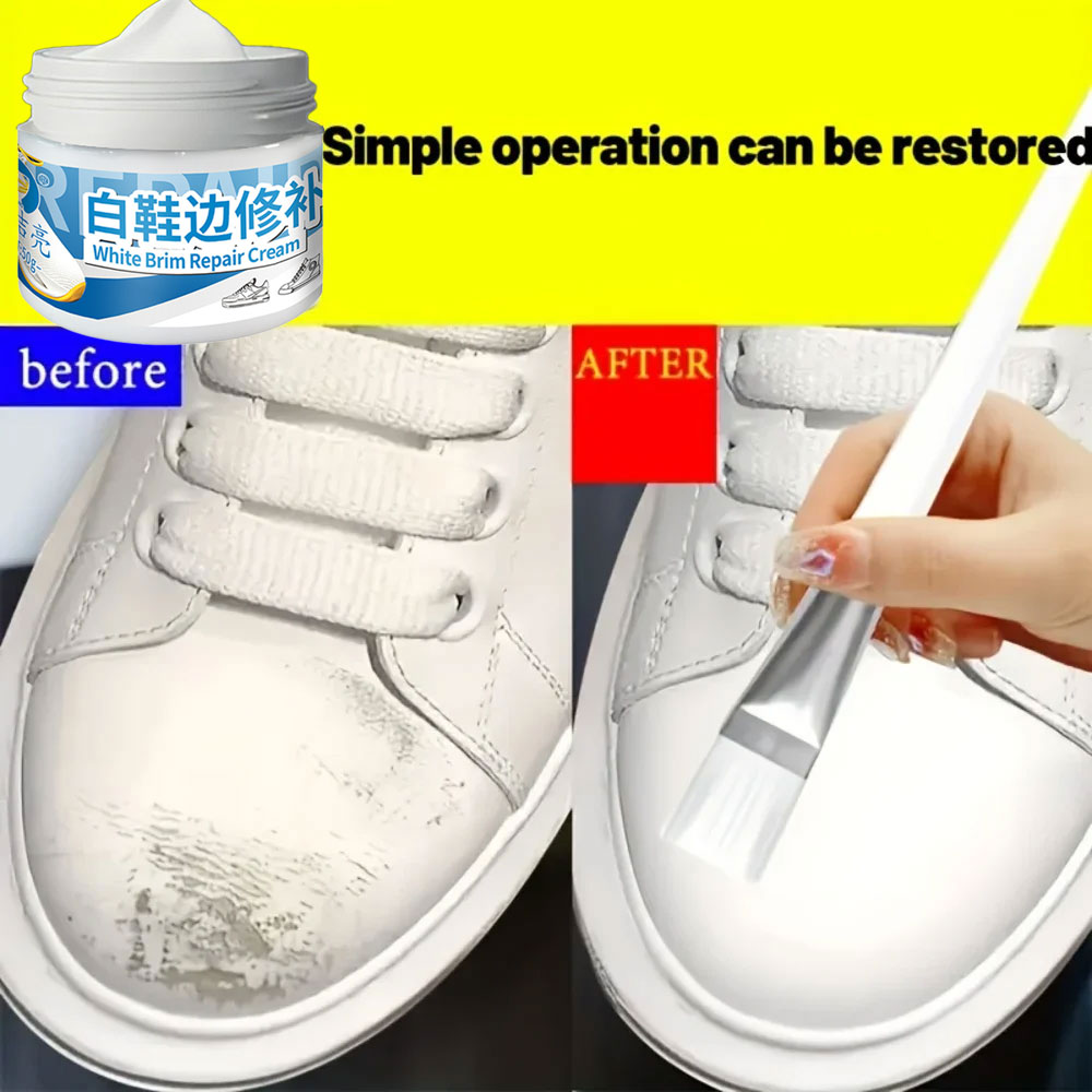 新しい白い靴のエッジ修復剤 50 グラムプロフェッショナル靴 - White Sneaker Care Kit のレビューと価格